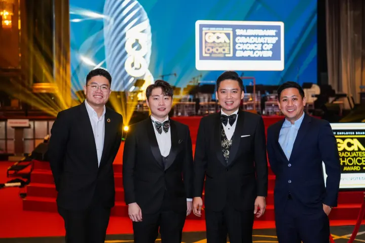 Presenters on stage at the 2024 gala