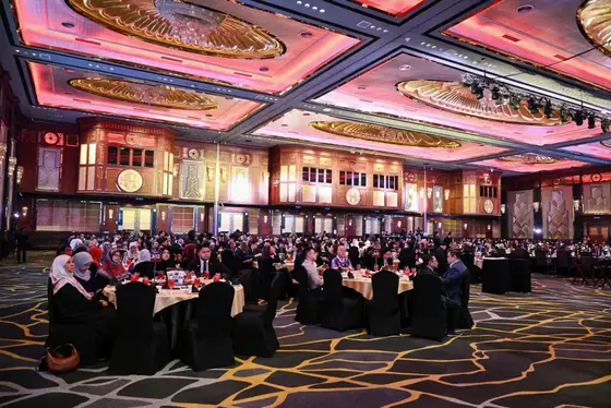 The gala ballroom in Kuala Lumpur